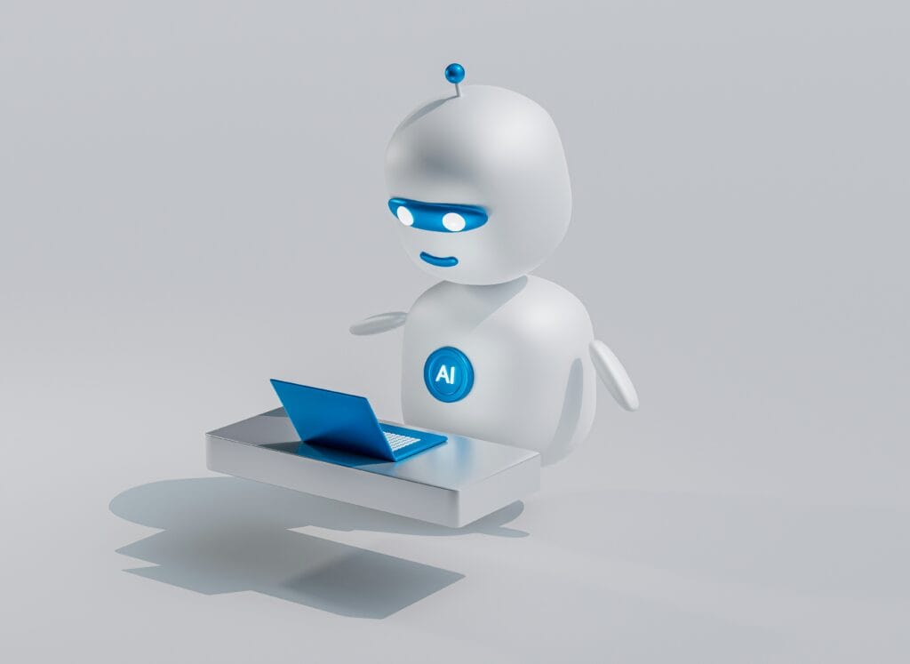 Student using AI tools for studying