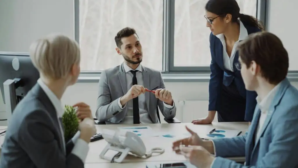 business team choosing fleet management software provider
