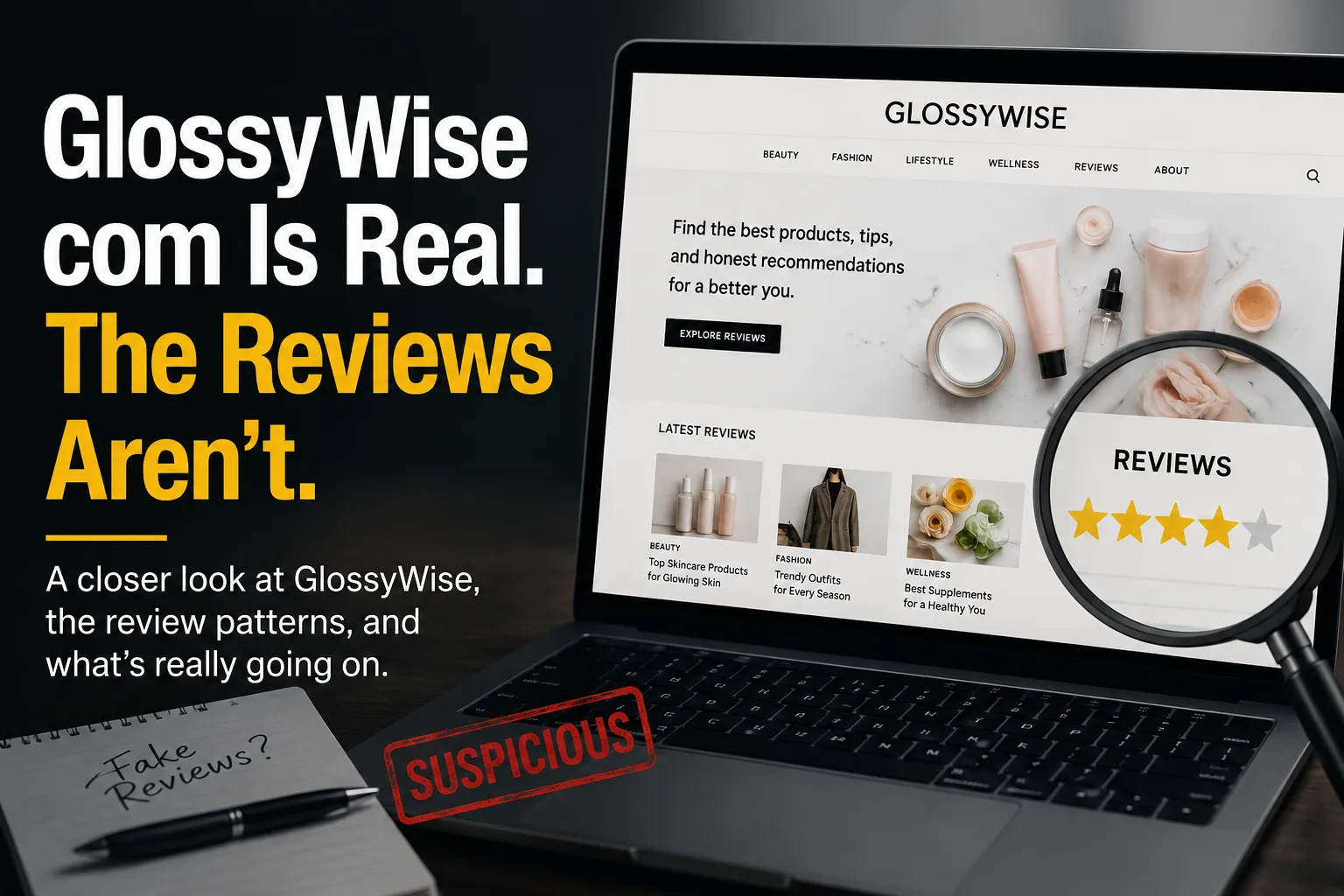 GlossyWise com Is Real. The Reviews Are not