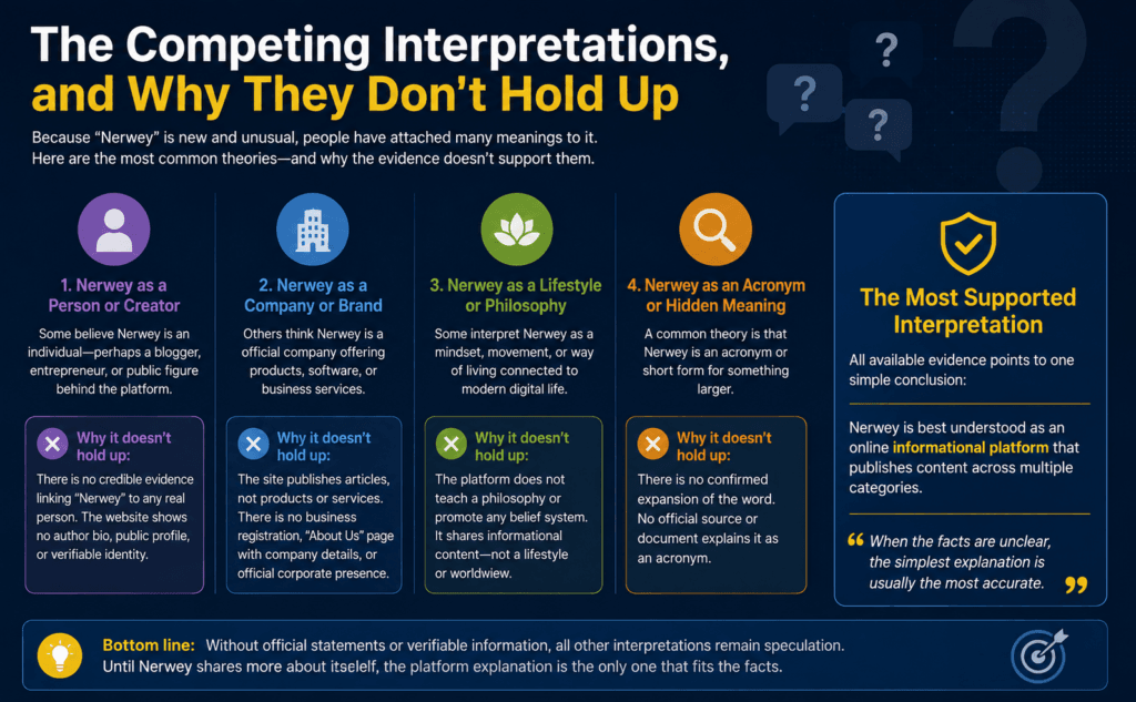 The competing interpretations of Nerwey and why they do not hold up