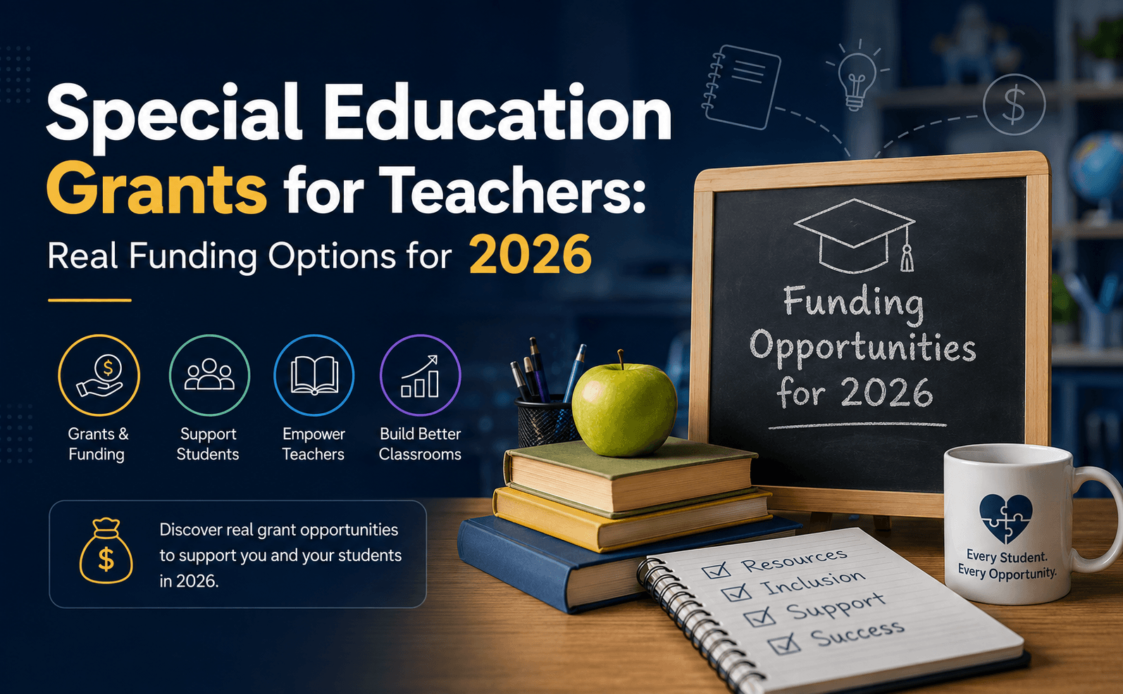 Special education grants for teachers and real funding options for 2026